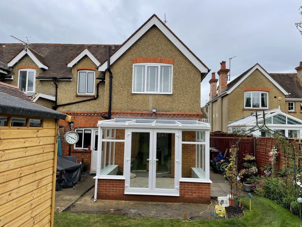 Brick and uPVC conservatory